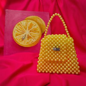 Argento acrylic small yellow
