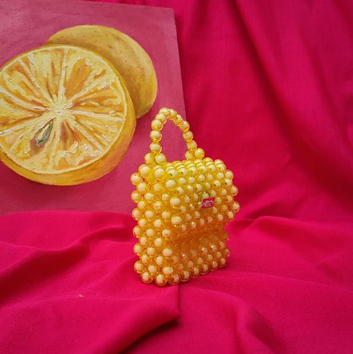 Lucite Acrylic Mini Yellow