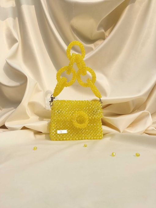 Tangled Crsytal medium Yellow