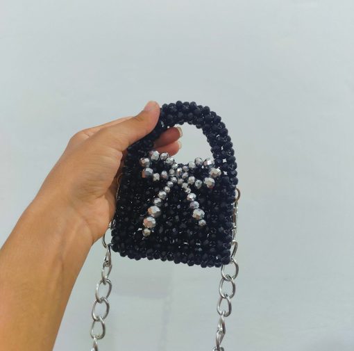 macle mini crystal black with bow