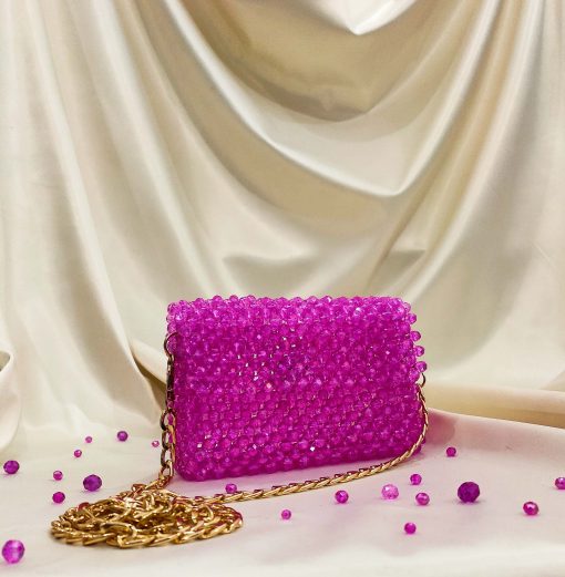 poppy crystal dark pink