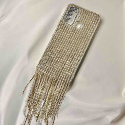 golden fringes mobile cover