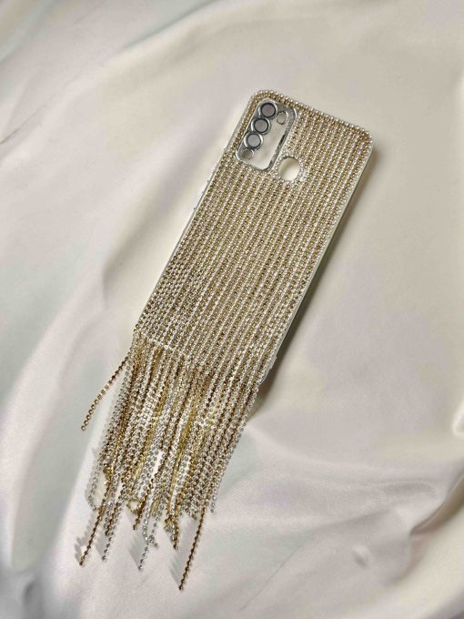 golden fringes mobile cover